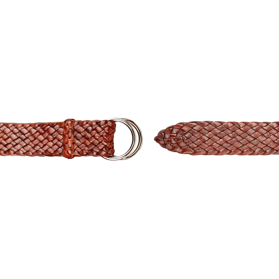 Hand Plaited Kangaroo Leather Belt